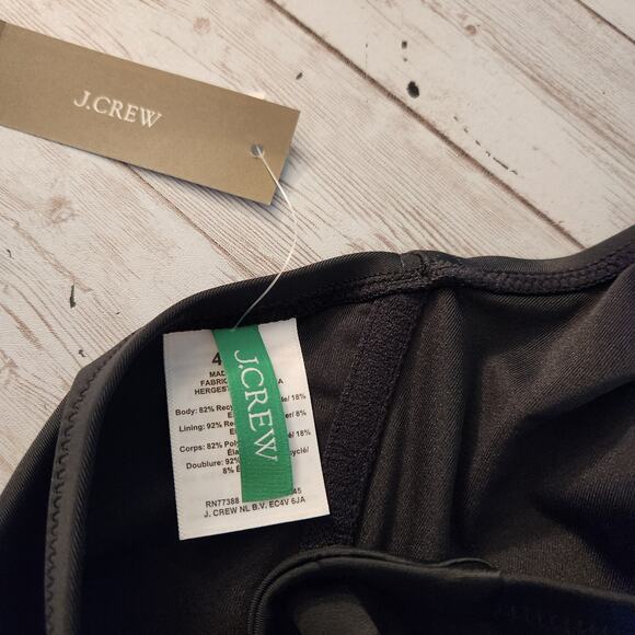 J. Crew Underwire Bikini Top with Criss Cross Straps Size 42DD NWT - Picture 6 of 8